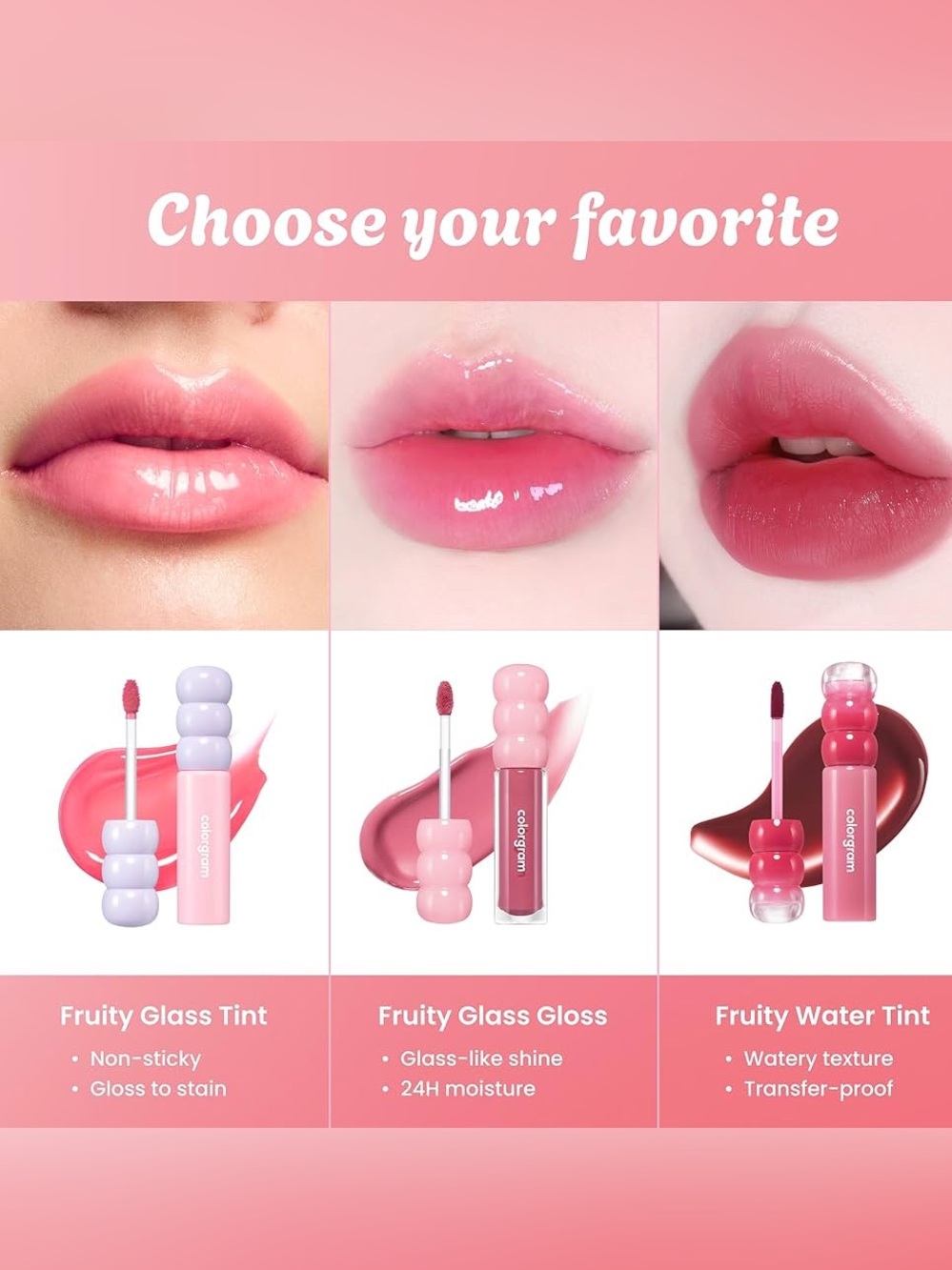 Colorglam Fruity Glass Tint Gloss - Picture 5 of 12